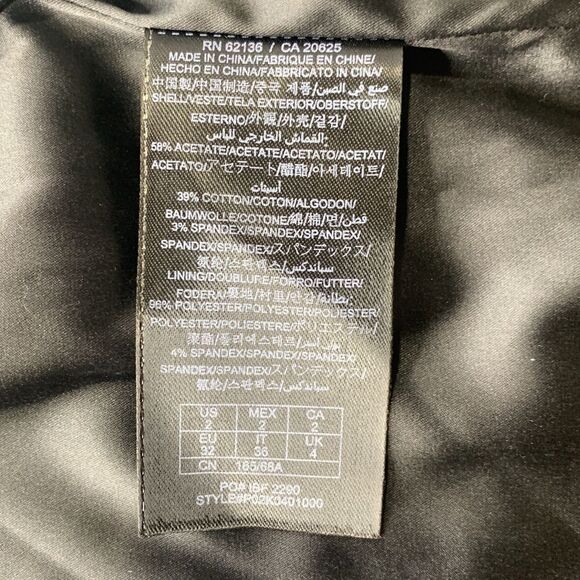 Guess by Marciano black sateen sleeveless wrap mini dress NWT - Picture 9 of 12